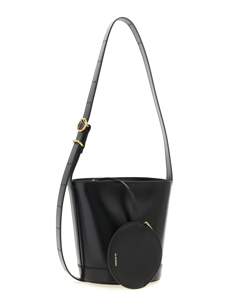 Jil Sander Cannolo Bucket Bag With Removable Clutch Women