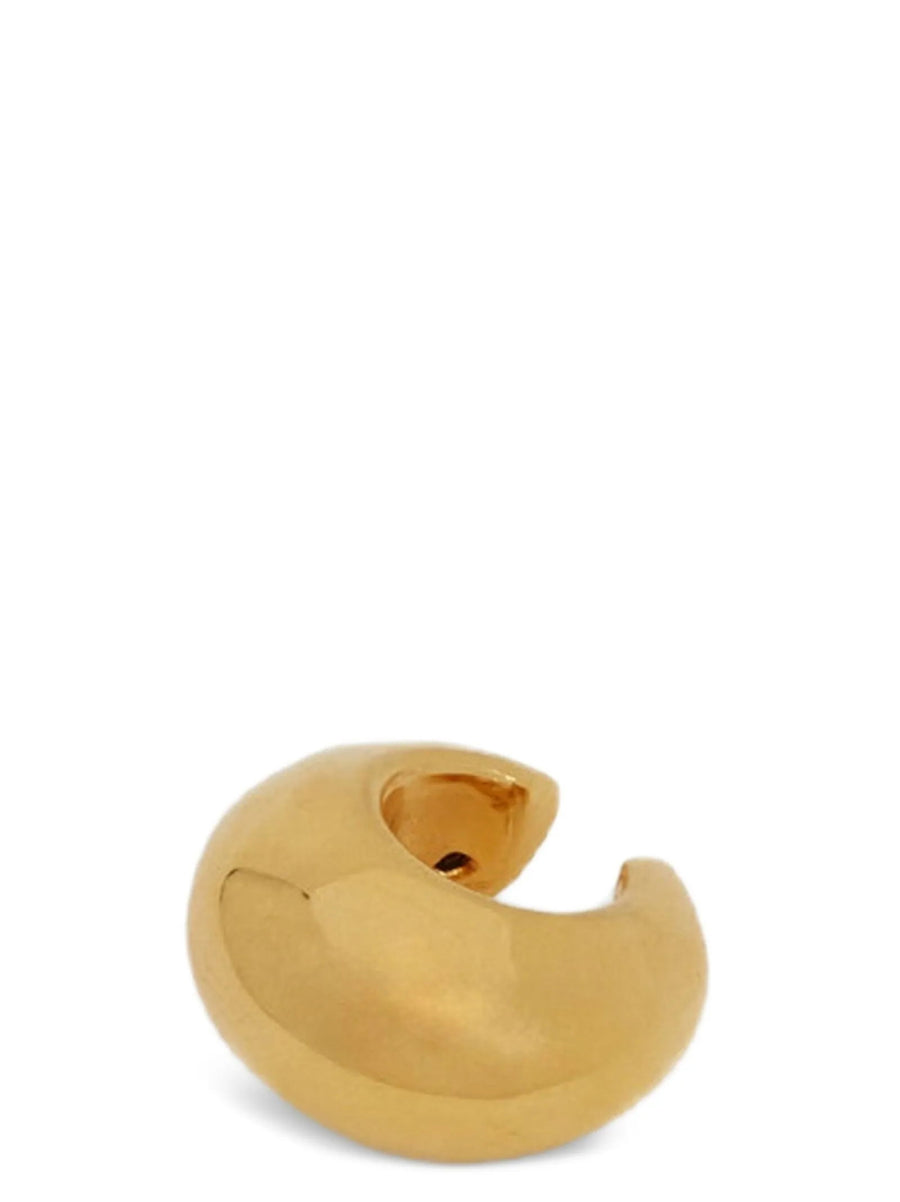 Jil Sander Earcuff 1339 Handcrafted Brass Gold Tone For Women Minimalist Luxury Jewelry