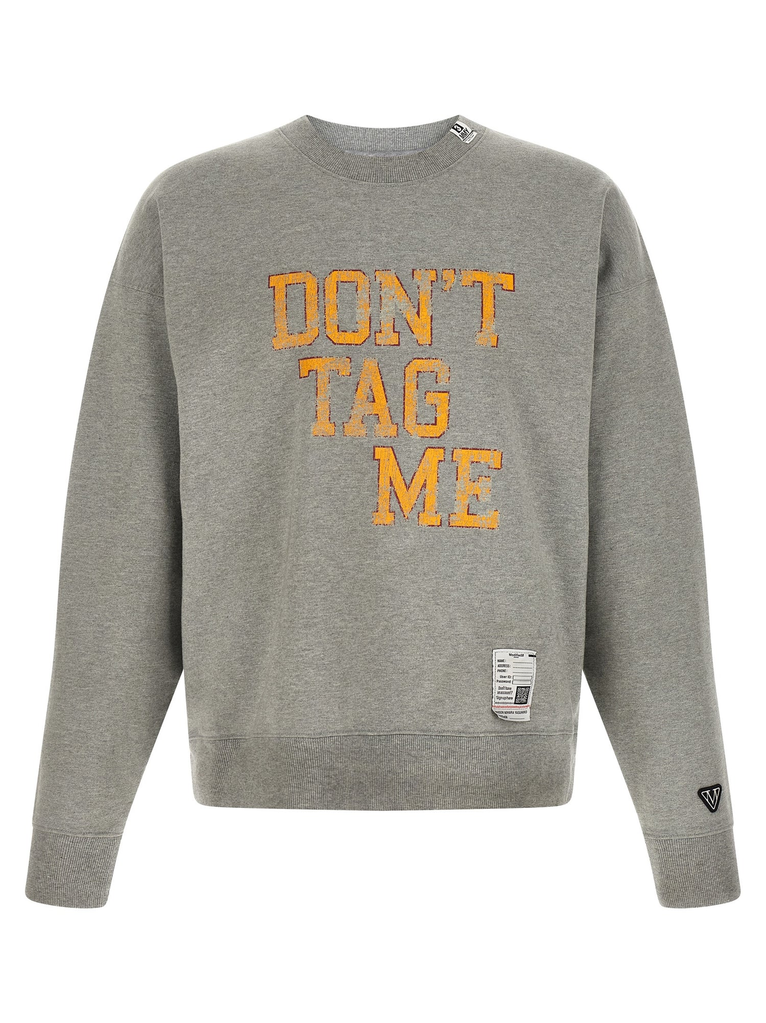 Maison Mihara Yasuhiro Dont Tag Me Sweatshirt