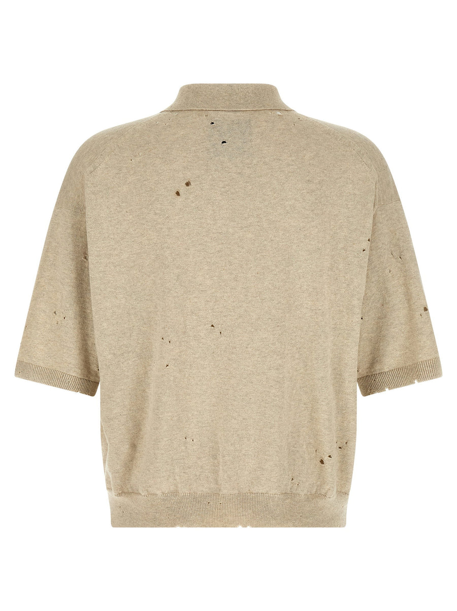 Maison Mihara Yasuhiro Embroidery Polo Shirt