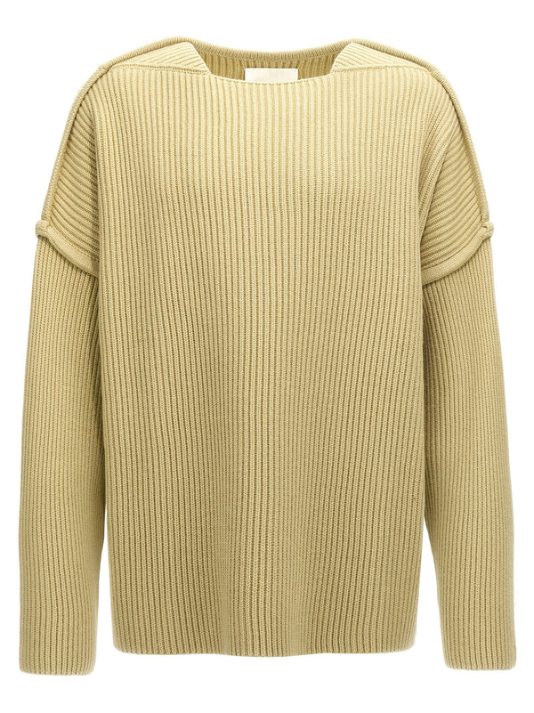 Jil Sander Geometric Neckline Sweater