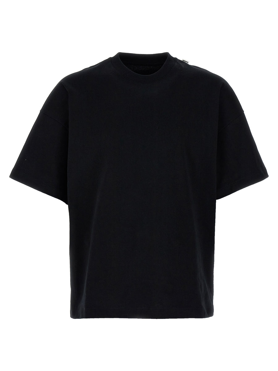 Jil Sander Basic T Shirt For Men 100 Percent Cotton Comfort Fit Crew Neck Dropped Shoulders Everyday Wear
