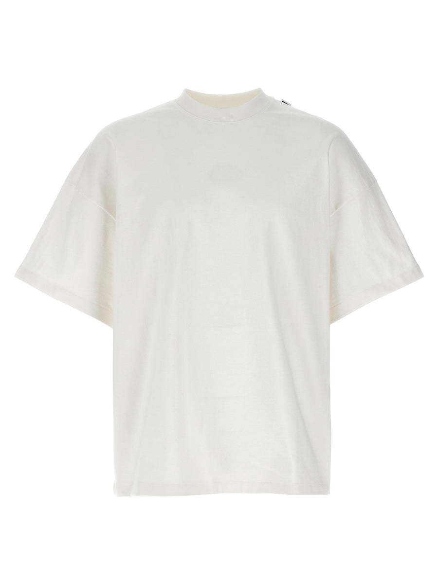 Jil Sander Basic T Shirt For Men Luxurious 100 Cotton White Crewneck Tee Wardrobe Staple