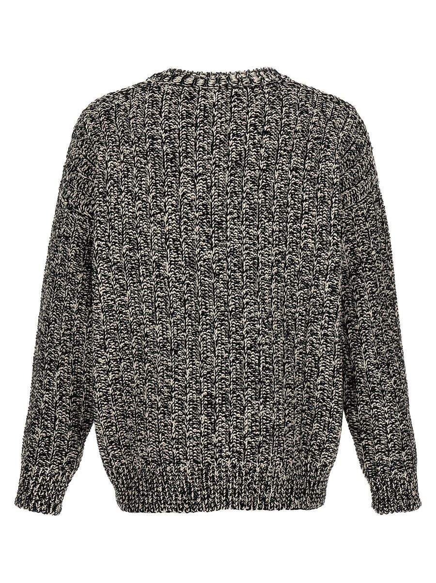 Jil Sander Magic Orchestra Multicolor Wool Blend Crew Neck Sweater Men