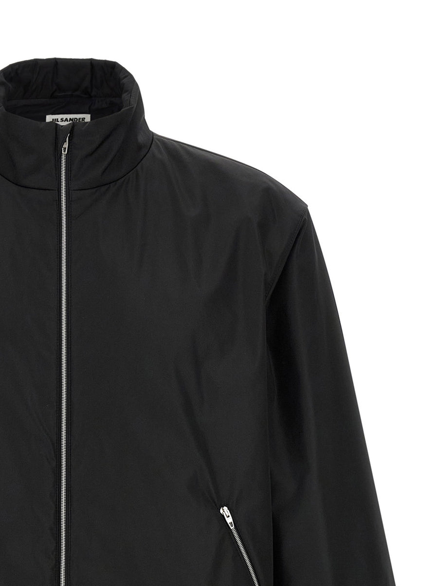 Jil Sander 145 Blouson Technical Taffeta Jacket For Women Luxe Minimalist Outerwear