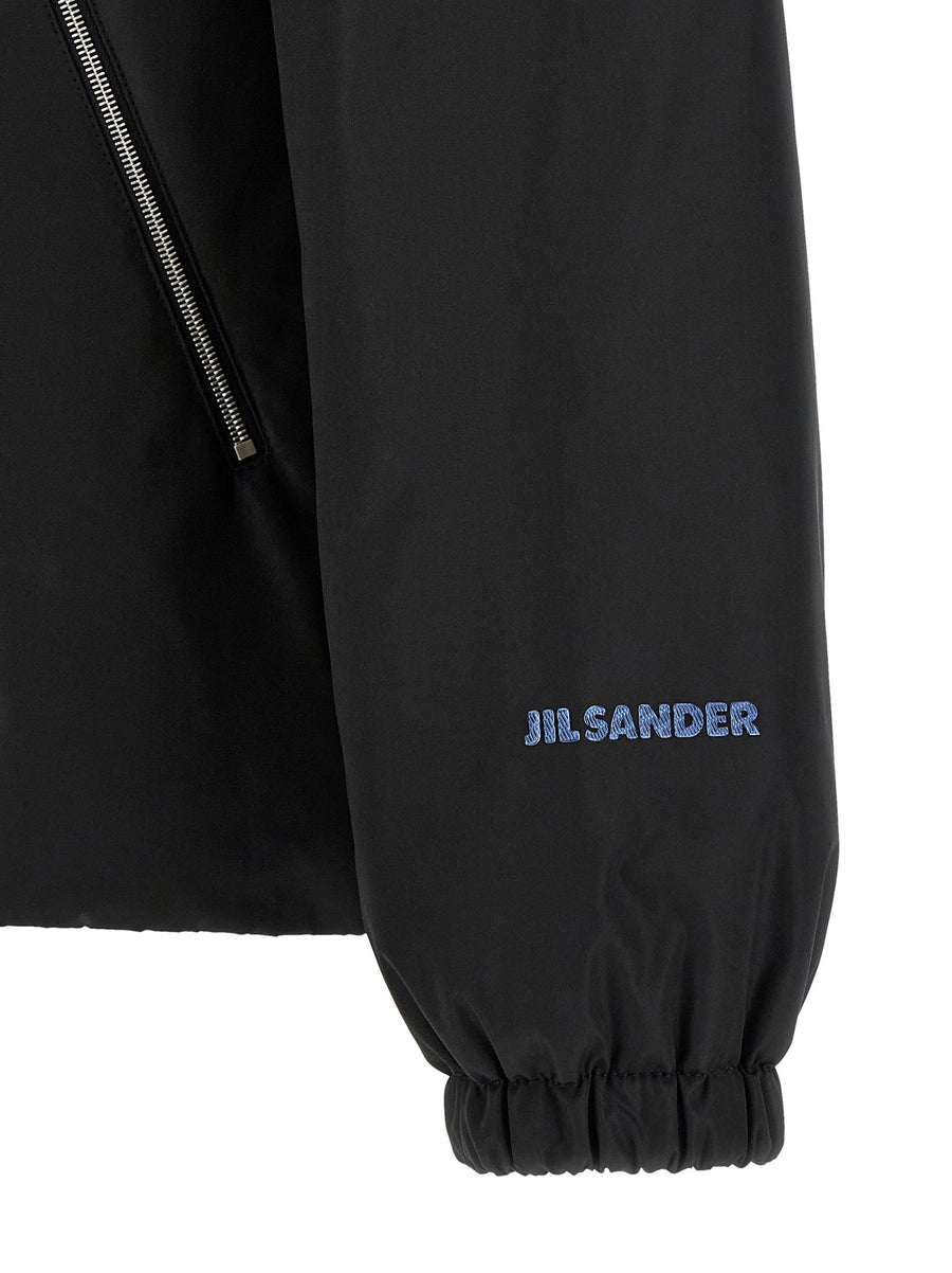 Jil Sander 145 Blouson Technical Taffeta Jacket For Women Luxe Minimalist Outerwear