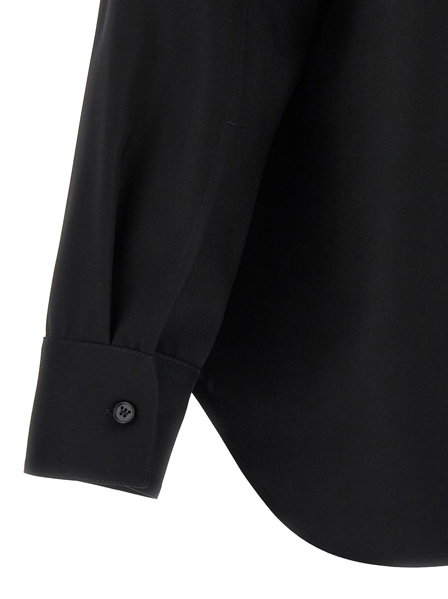 Jil Sander 08 Wool Shirt For Men Luxurious 100 Percent Wool Refined Silhouette Versatile Workwear