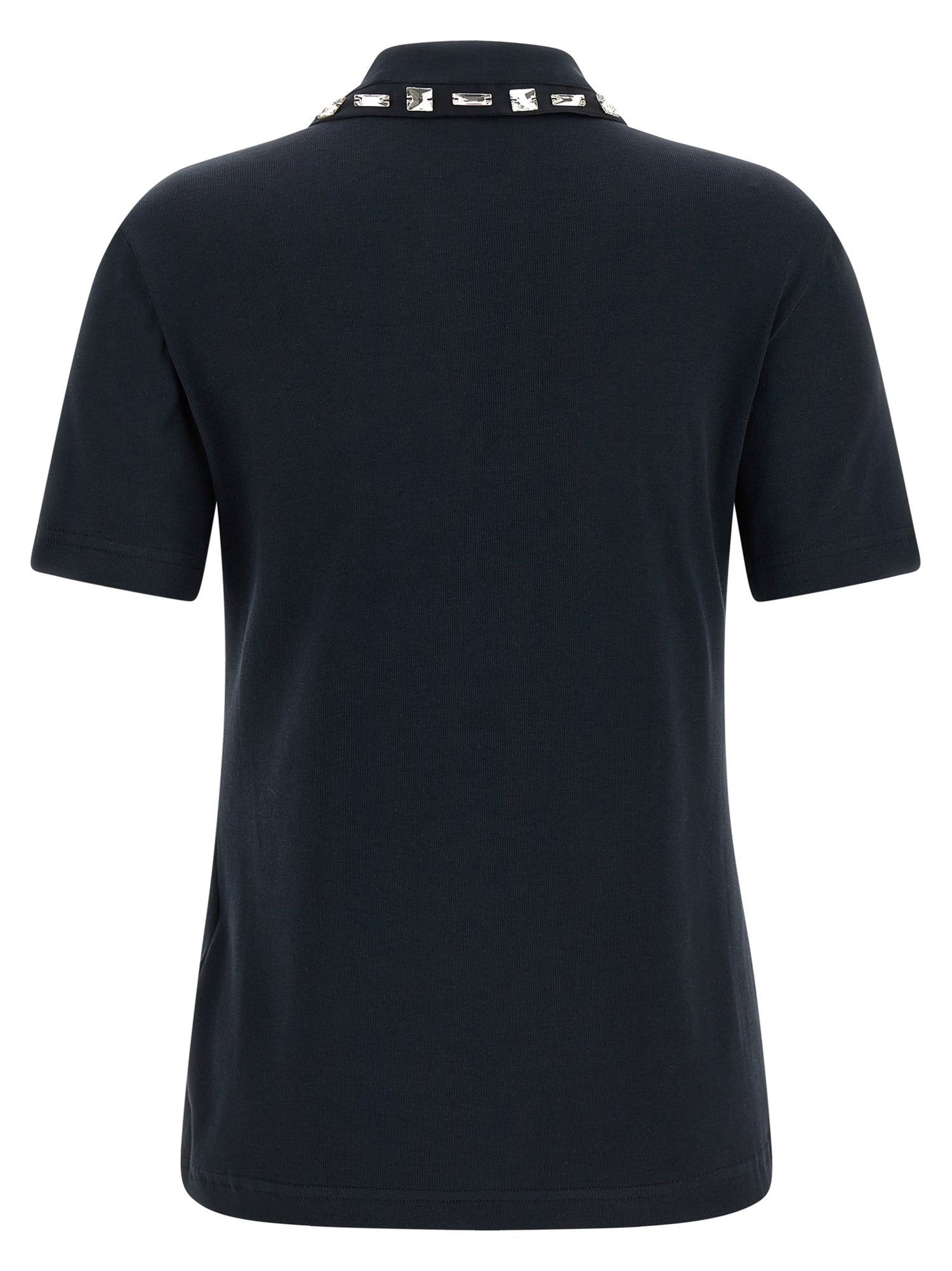 Fabiana Filippi Crystal Collar Polo Shirt
