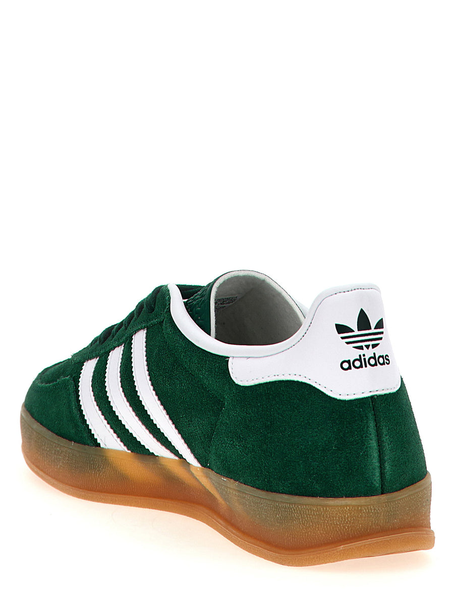 Adidas Originals Gazelle Indoor Green Calfskin Leather Sneakers Unisex