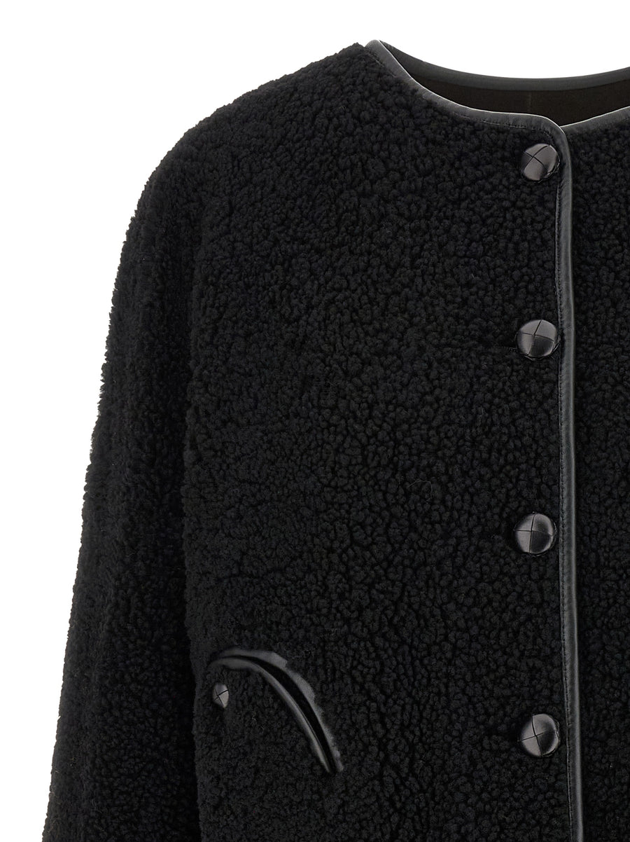 Blazé Milano Tatoosh Gliss Reversible Jacket For Women Luxurious Suede And Shearling