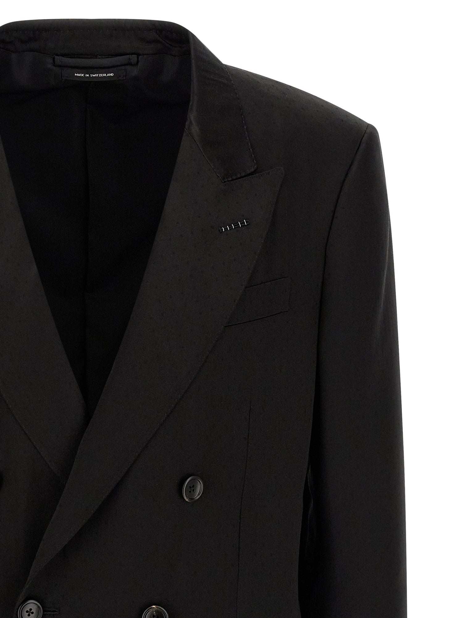 Tom Ford Tone-on-tone Polka Dot Blazer