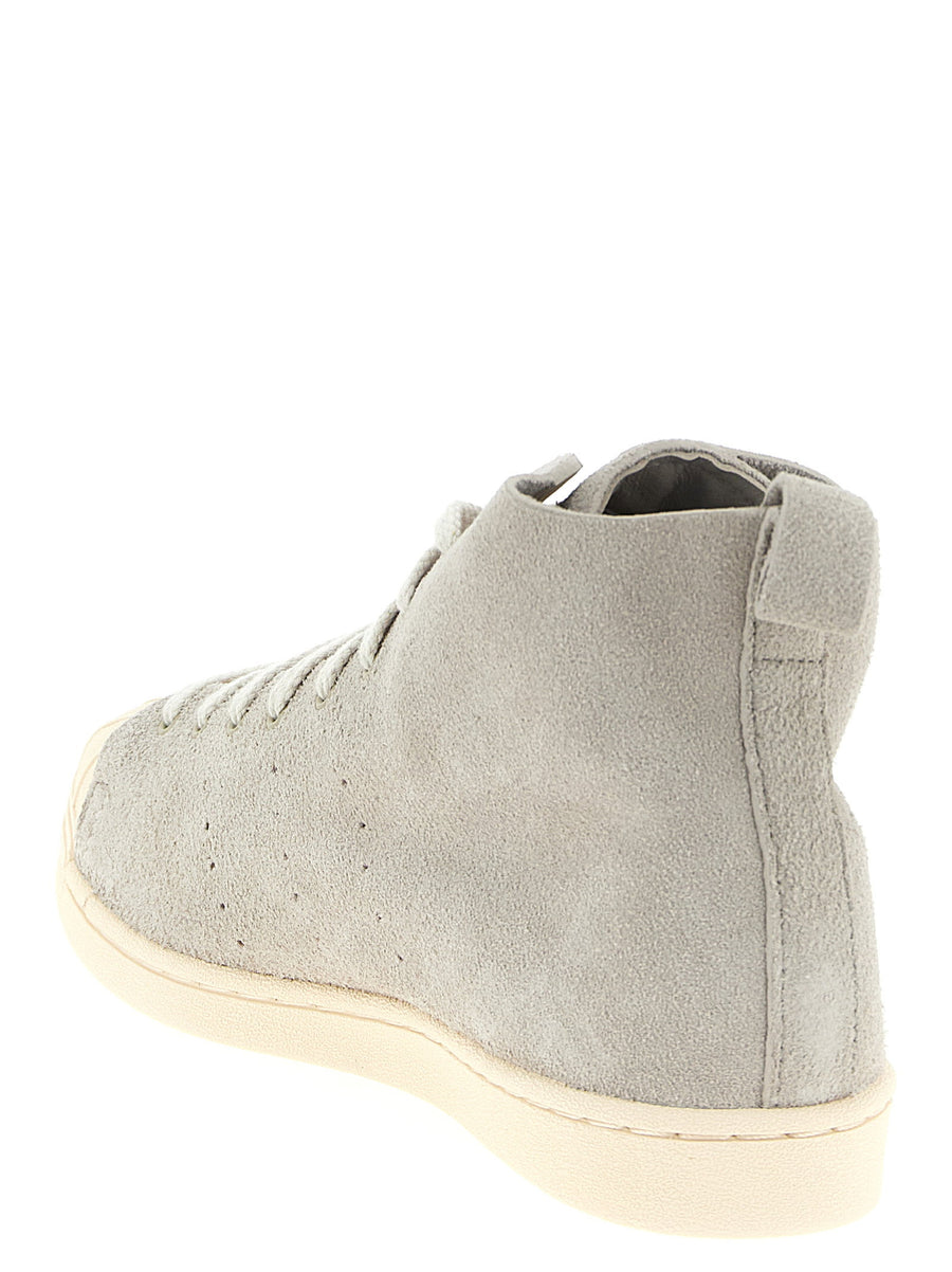 Adidas Originals By Wales Bonner Superstar Hi Sneakers Gray Leather