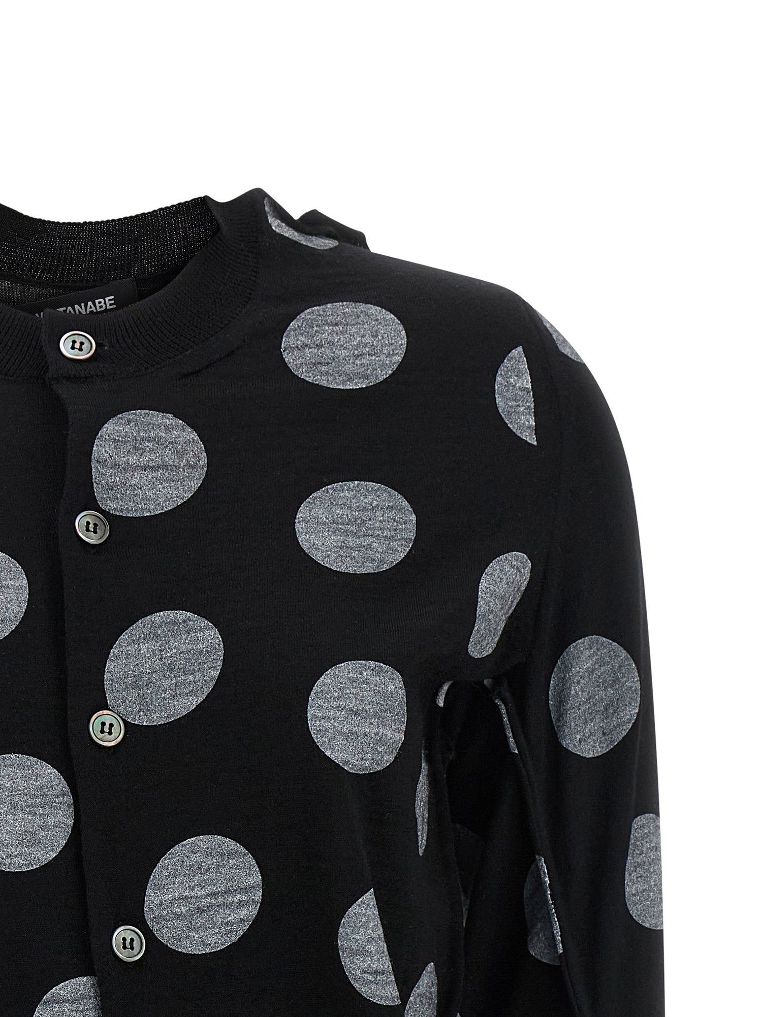 Junya Watanabe Polka Dot Maxi Cardigan