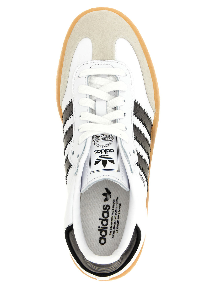 Adidas Originals Sambae Sneakers Unisex Premium Leather Black With Suede Toe Modern Silhouette And Lace Up