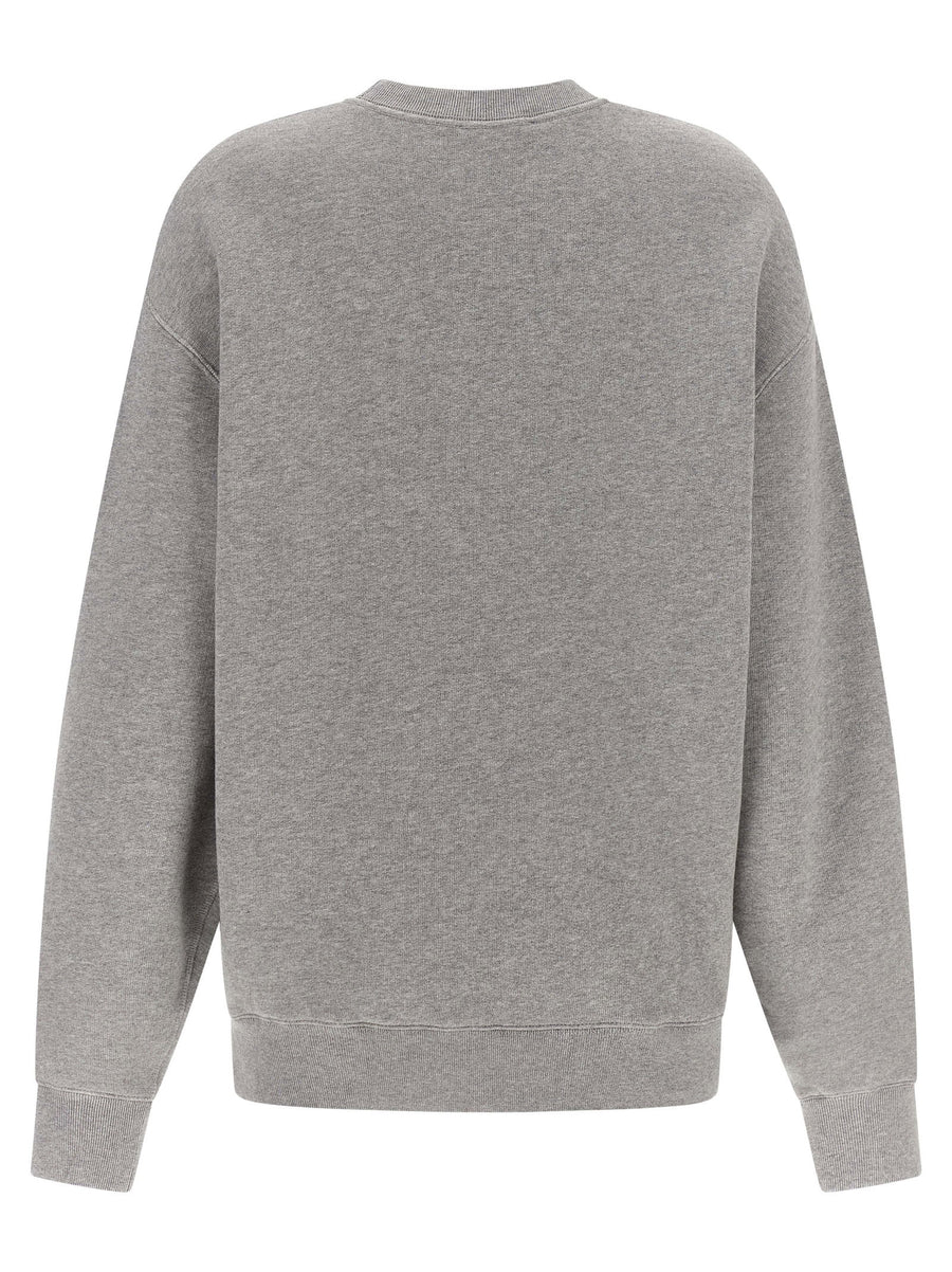 J.W. Anderson Ribbon Anchor Sweatshirt in Gray 100 Percent Cotton Relaxed Fit