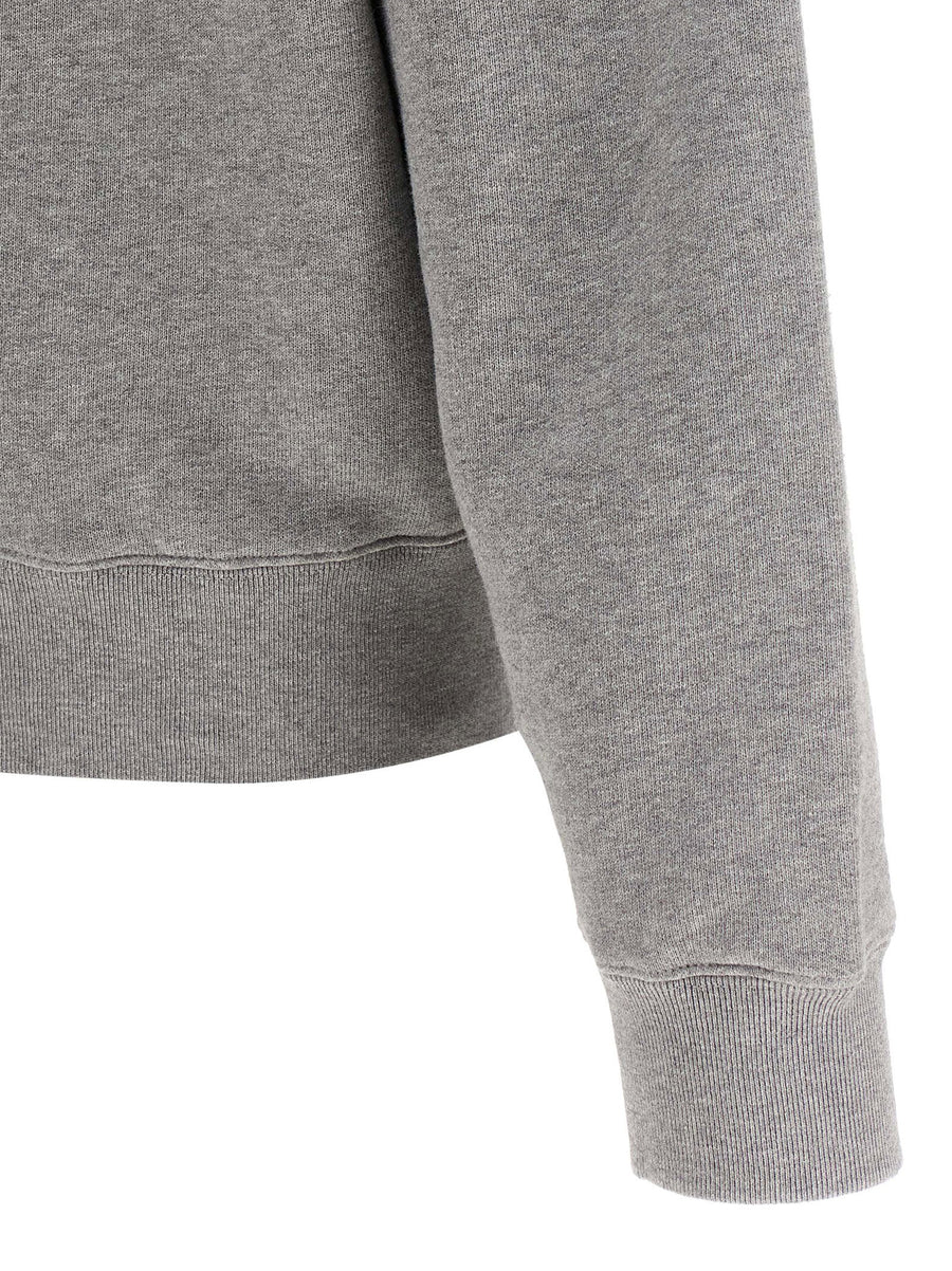 J.W. Anderson Ribbon Anchor Sweatshirt in Gray 100 Percent Cotton Relaxed Fit