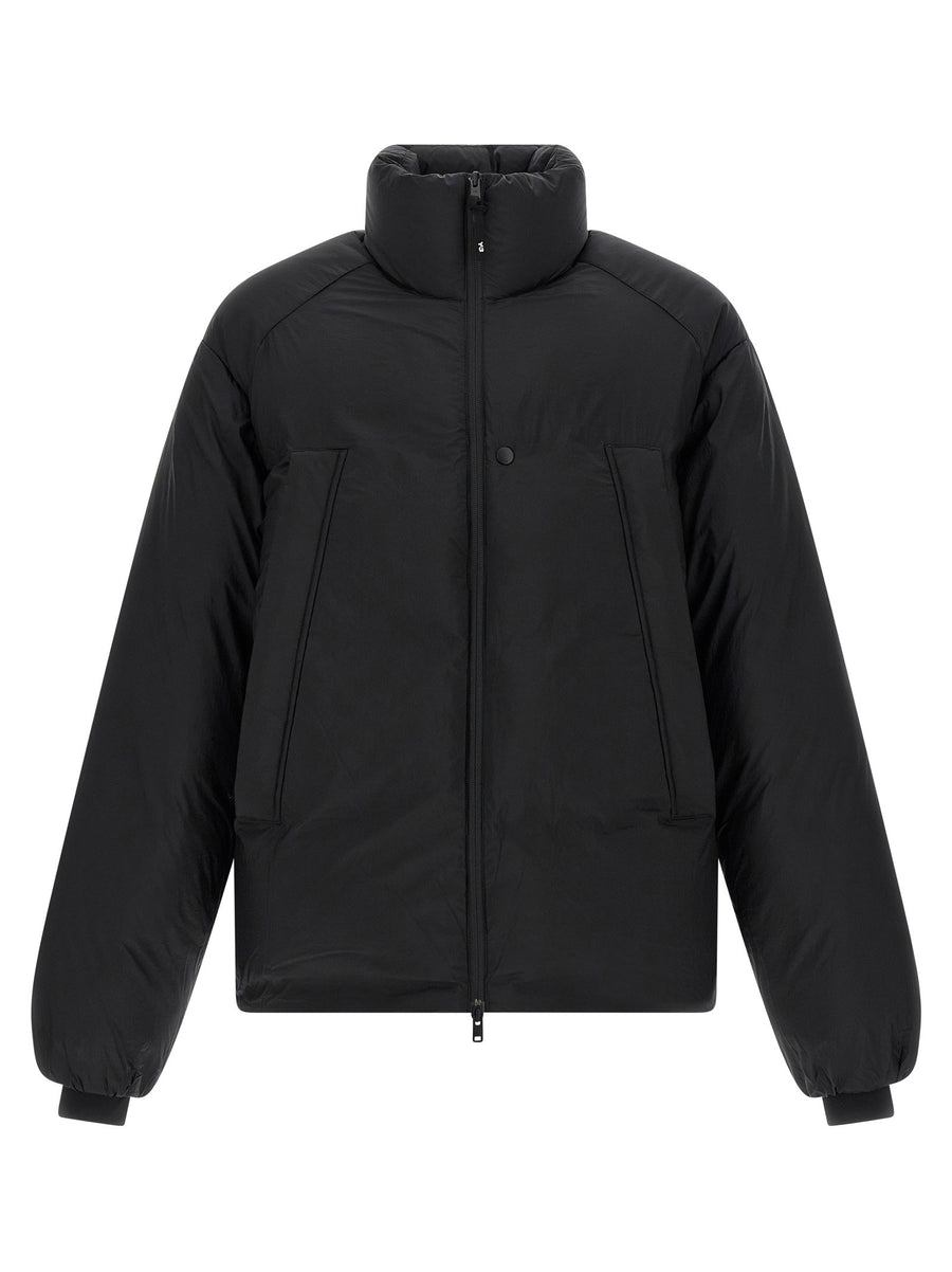 Y-3 Black Men Puffer Down Jacket Nylon Shell Premium