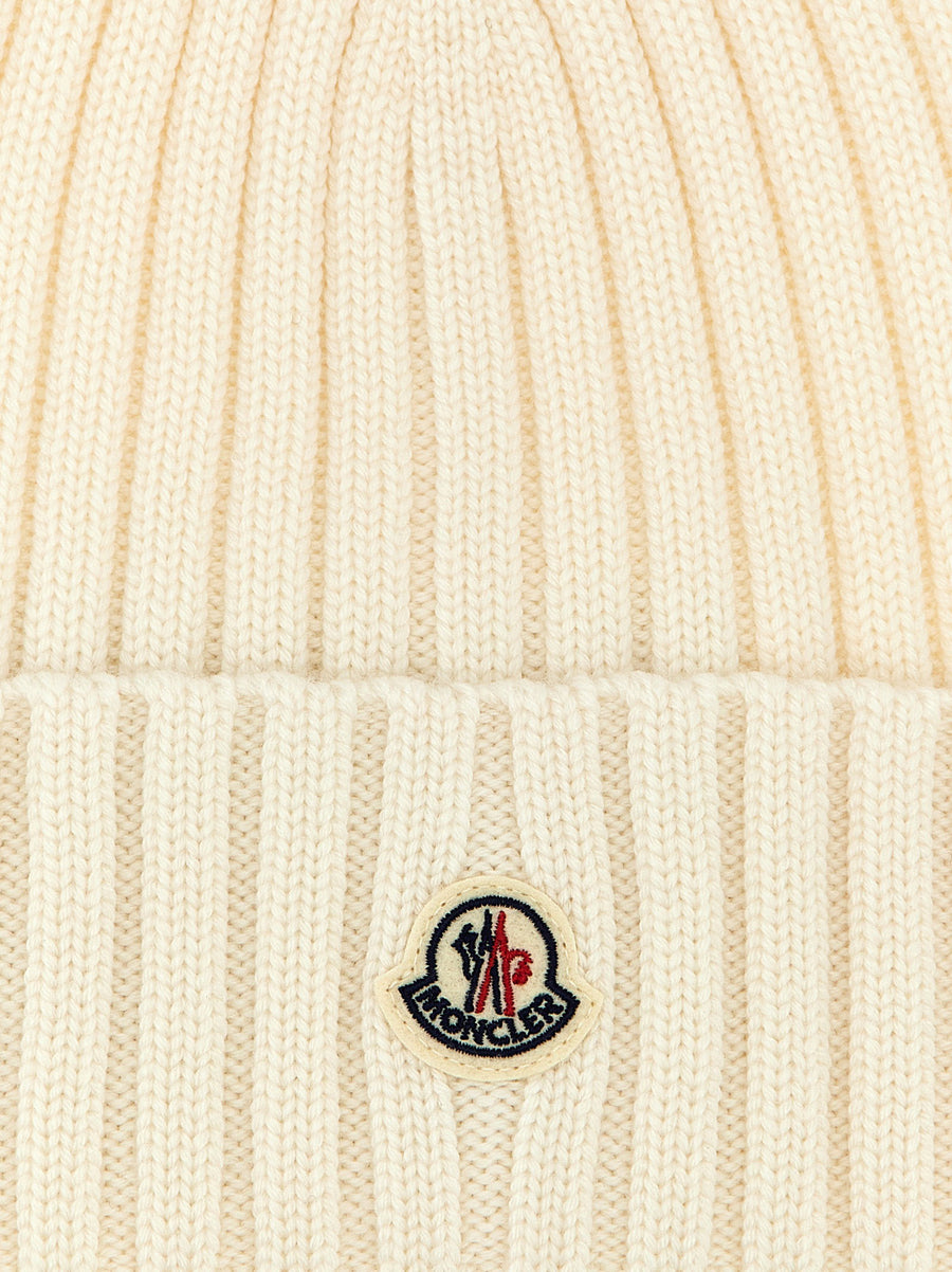 Moncler Logo Patch Beanie