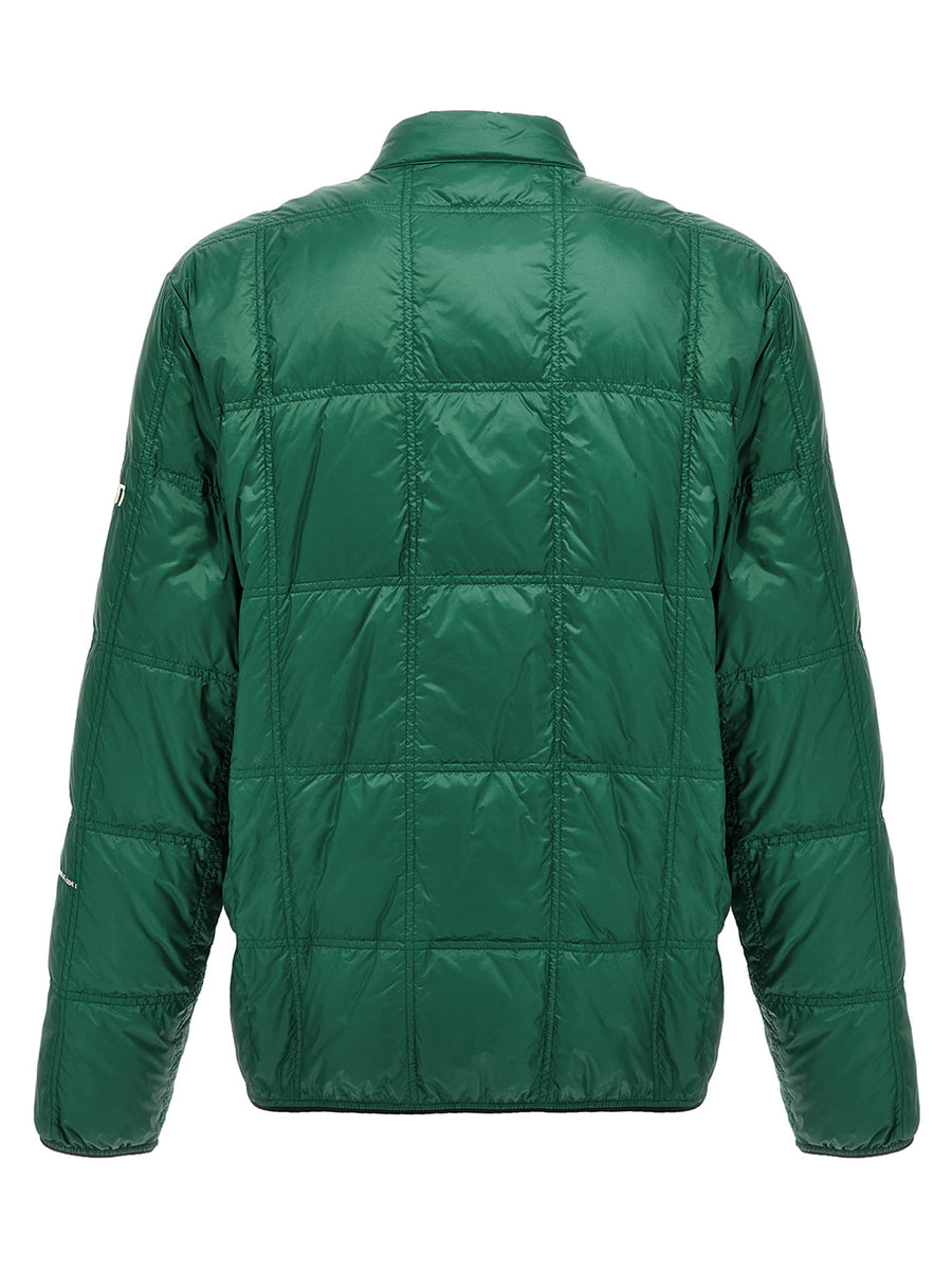 Moncler Genius Frgmt Jayel Down Jacket Green Fringe Quilted Warmth For Men Luxury Streetwear