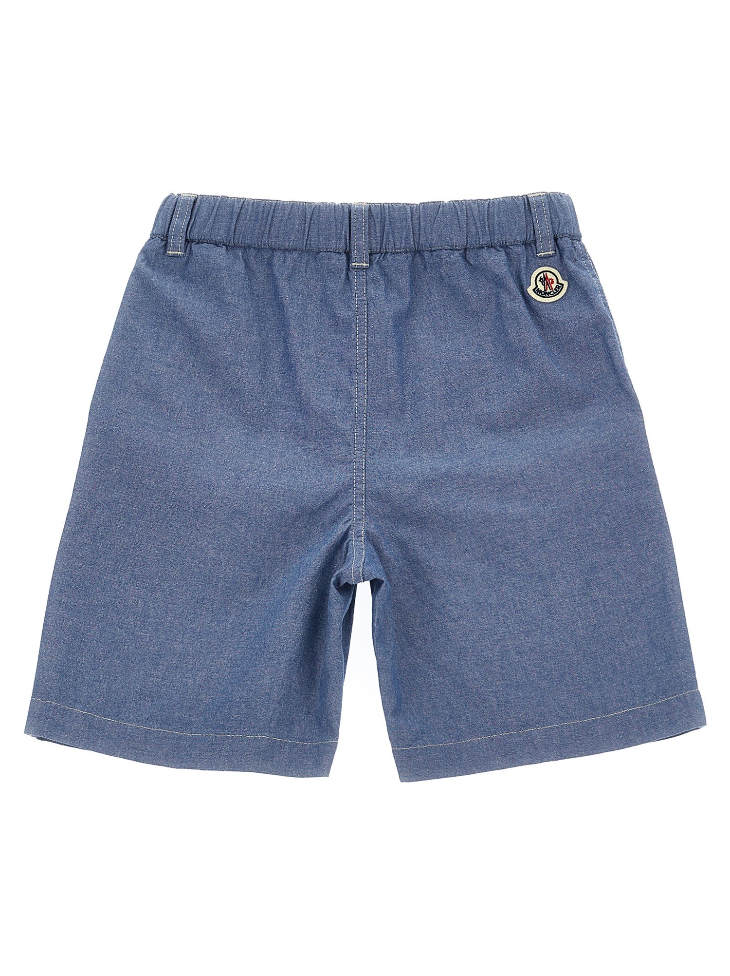 Moncler Enfant Denim Bermuda Shorts
