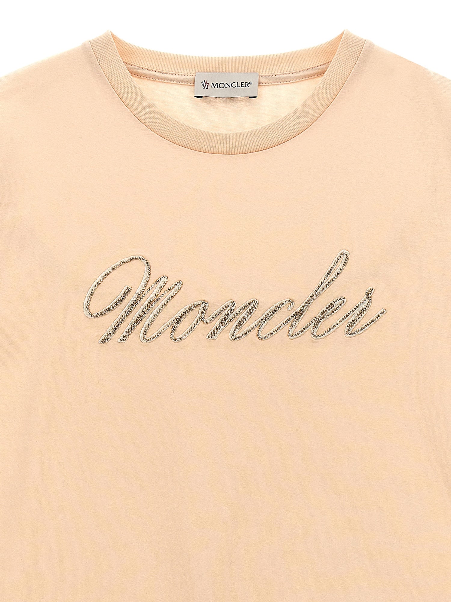 Moncler Enfant Logo Embroidery T-shirt