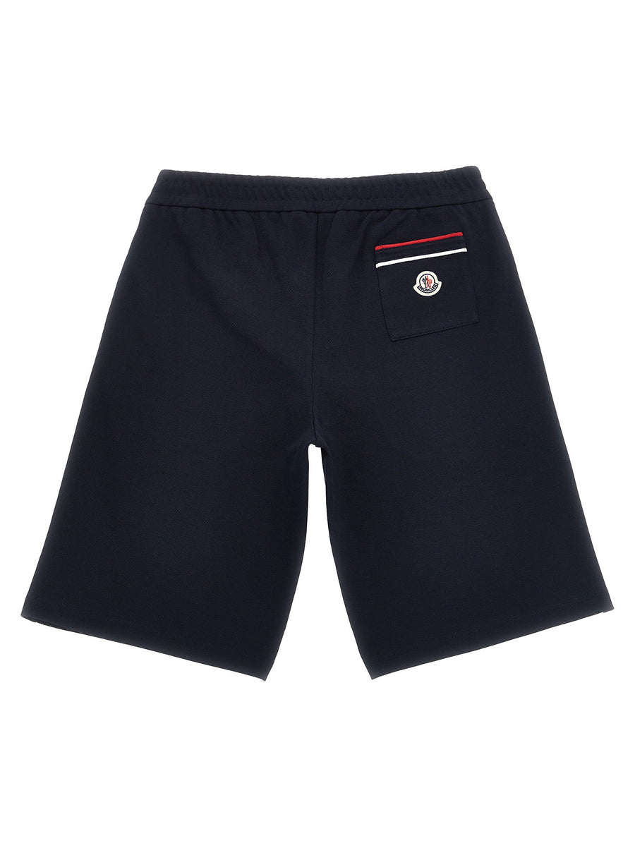 Moncler Enfant Tricolor Bermuda Shorts