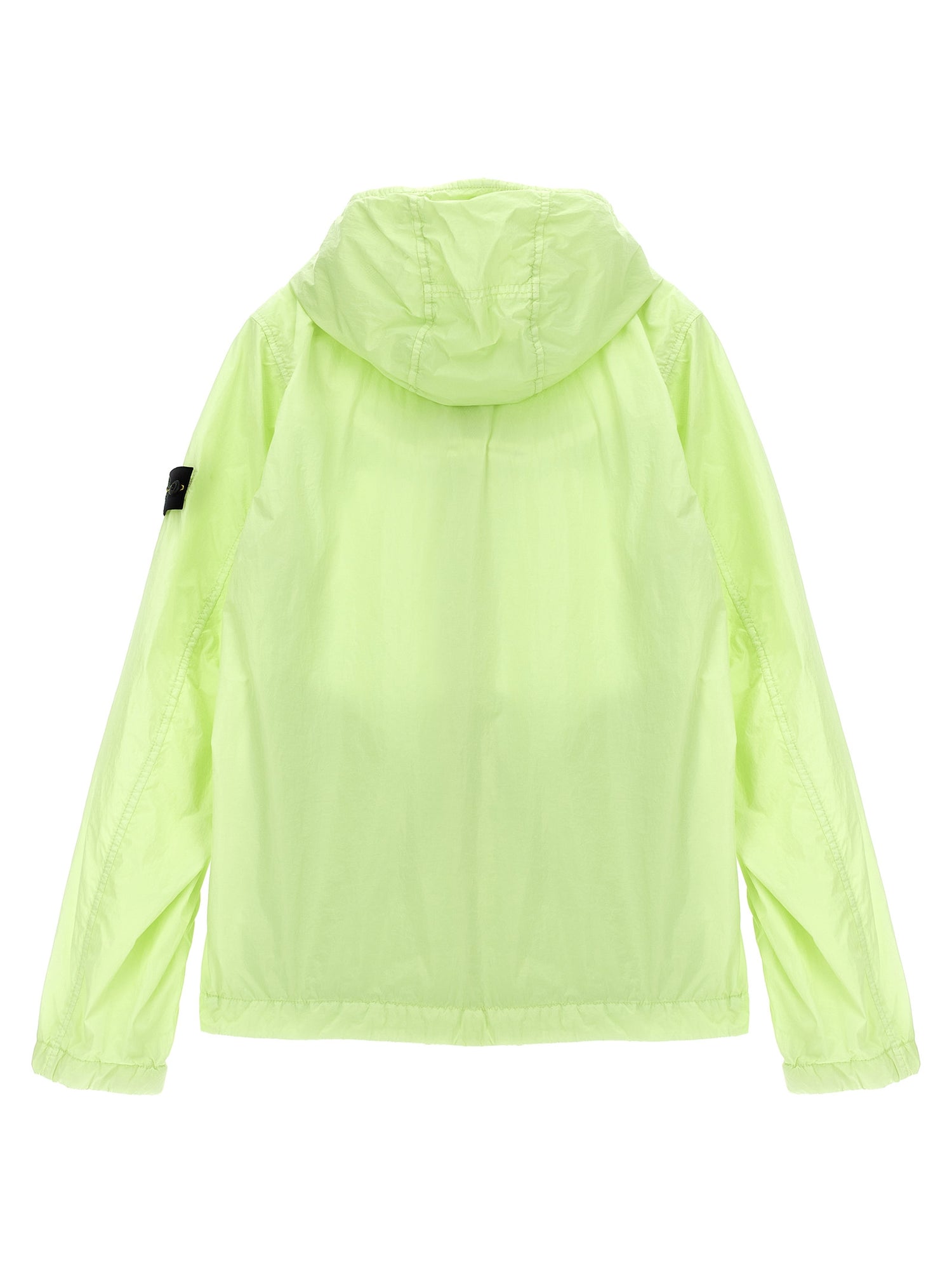 Stone Island Junior Logo Badge Hooded Jacket