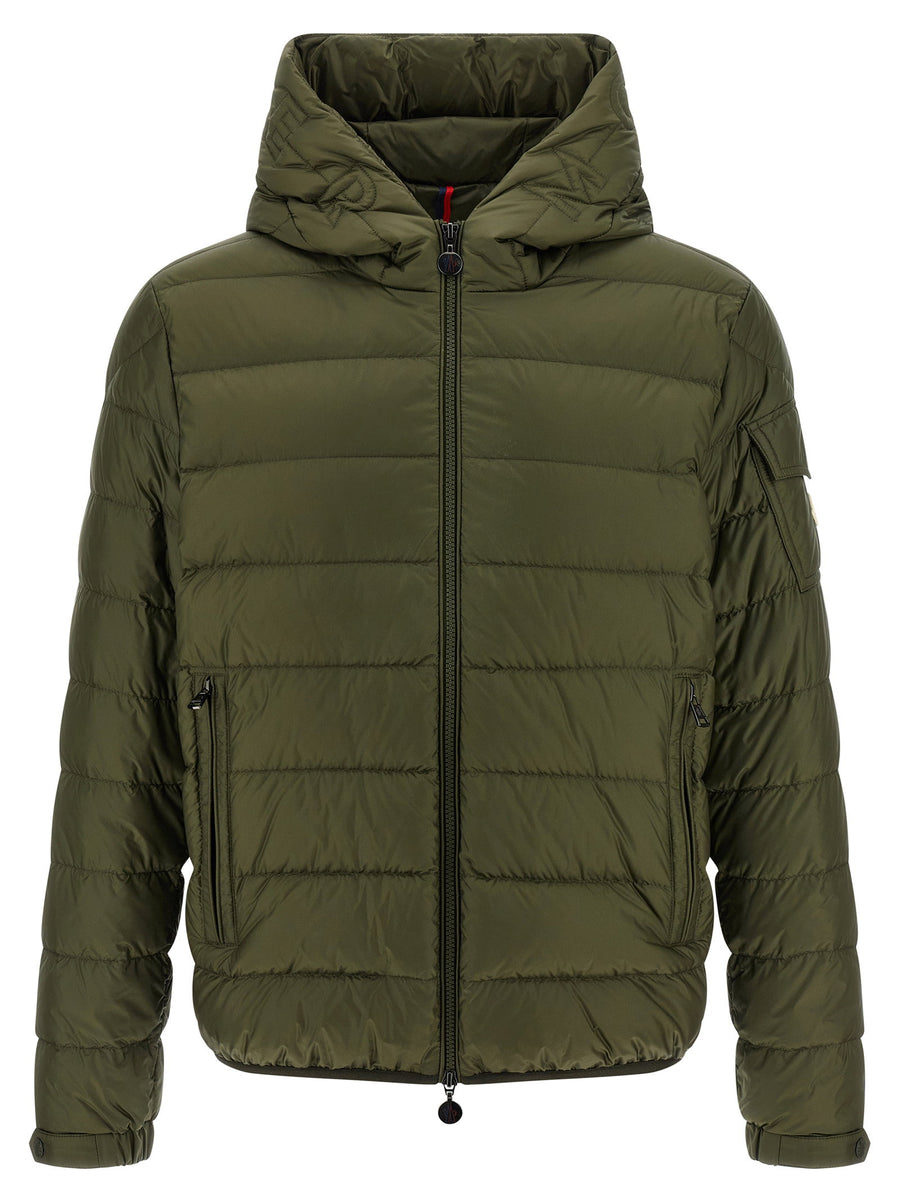 Moncler Najan Down Jacket For Men Hooded Long Quilted Green Goose Down Warmth Premium Luxury