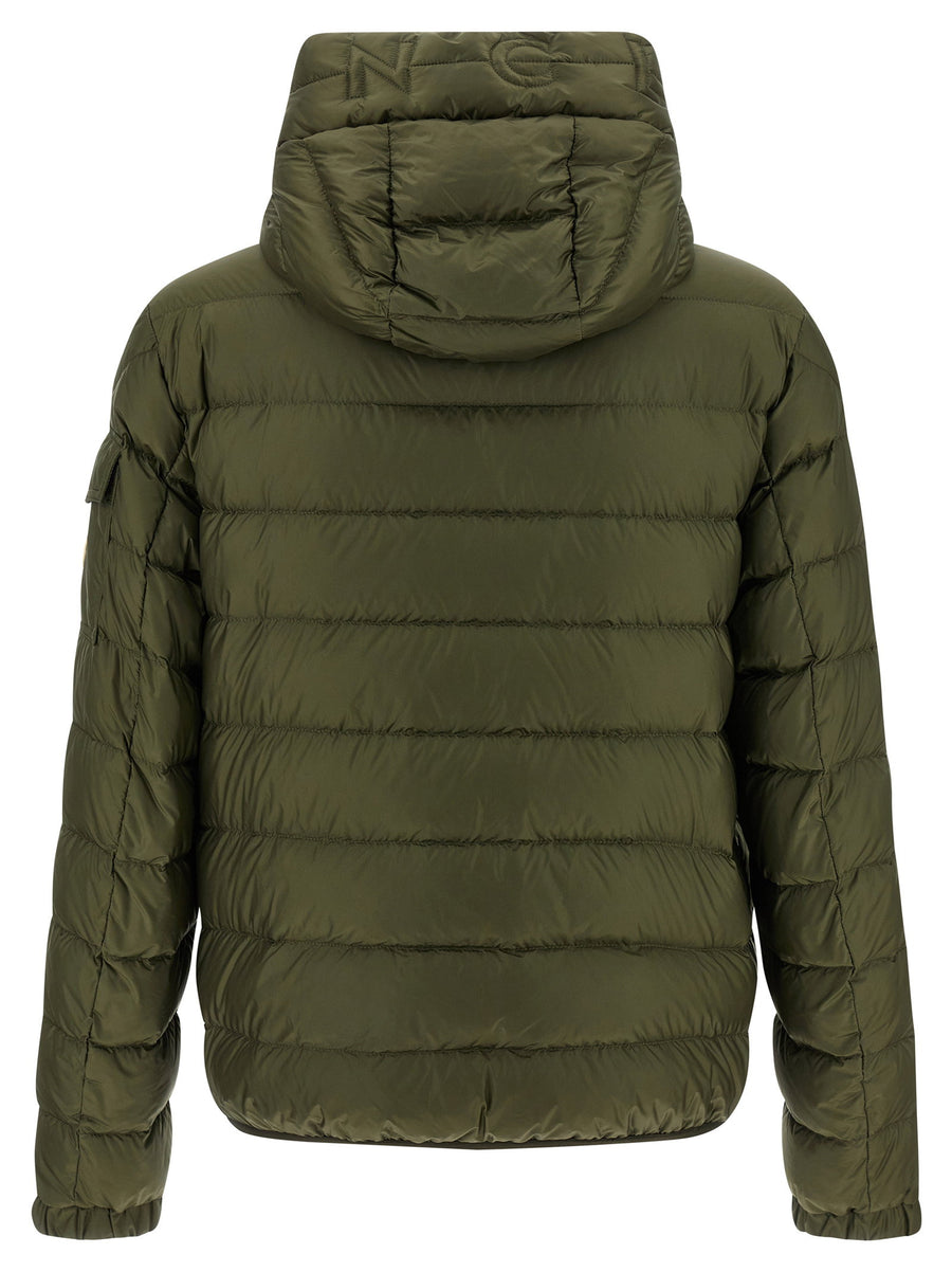 Moncler Najan Down Jacket For Men Hooded Long Quilted Green Goose Down Warmth Premium Luxury