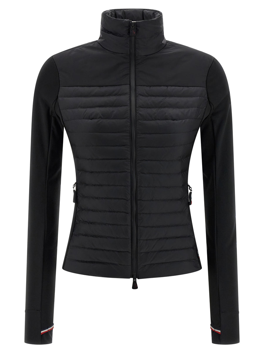 Moncler Grenoble Polartec Power Stretch Pro Cardigan for Women Mobility Warmth Quilted Nylon Front