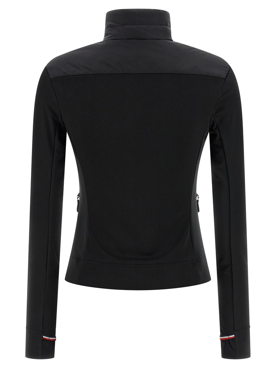 Moncler Grenoble Polartec Power Stretch Pro Cardigan for Women Mobility Warmth Quilted Nylon Front