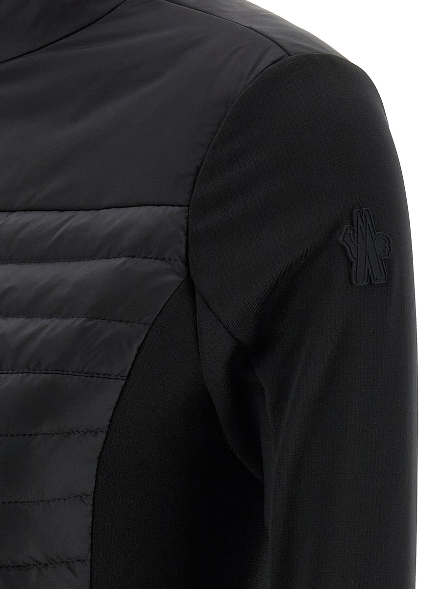 Moncler Grenoble Polartec Power Stretch Pro Cardigan for Women Mobility Warmth Quilted Nylon Front