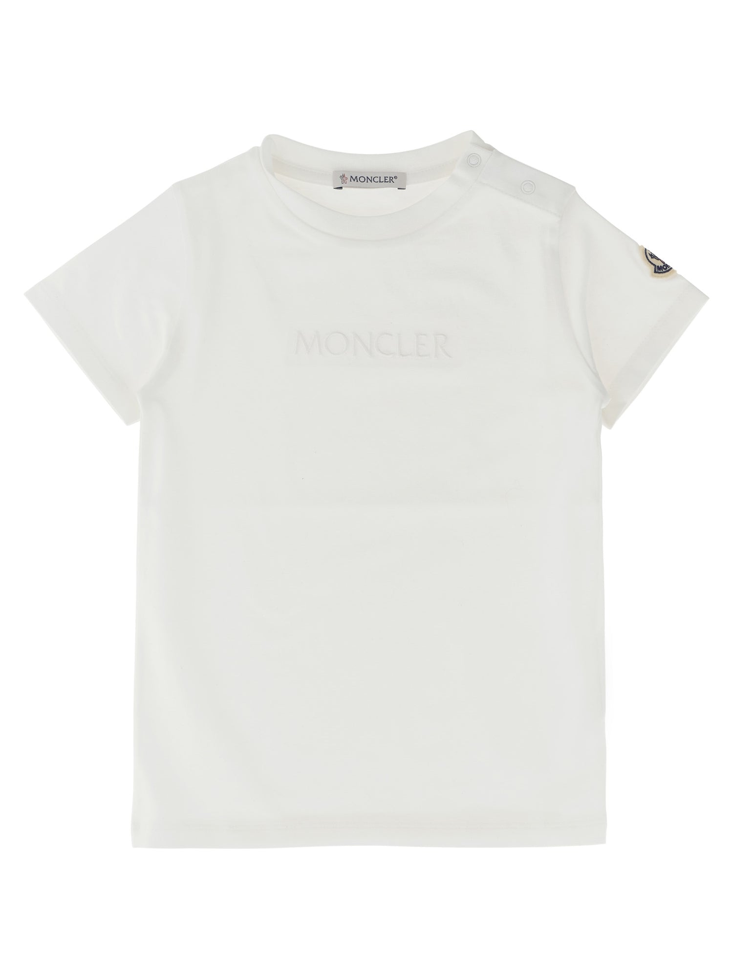 Moncler Enfant Logo Embroidery T-shirt