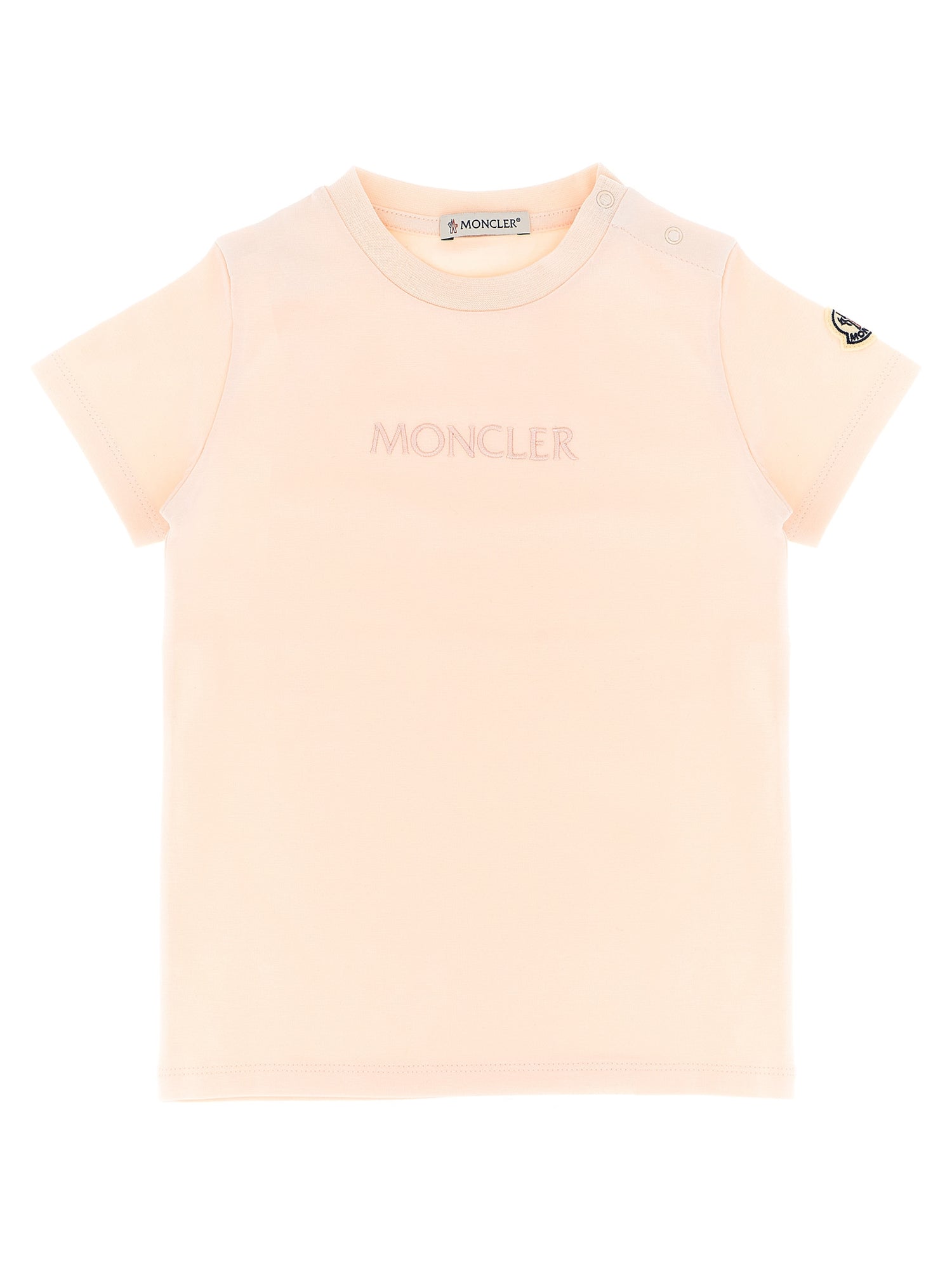 Moncler Enfant Logo Embroidery T-shirt