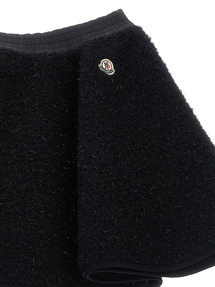 Moncler Enfant Metallic Teddy Skirt
