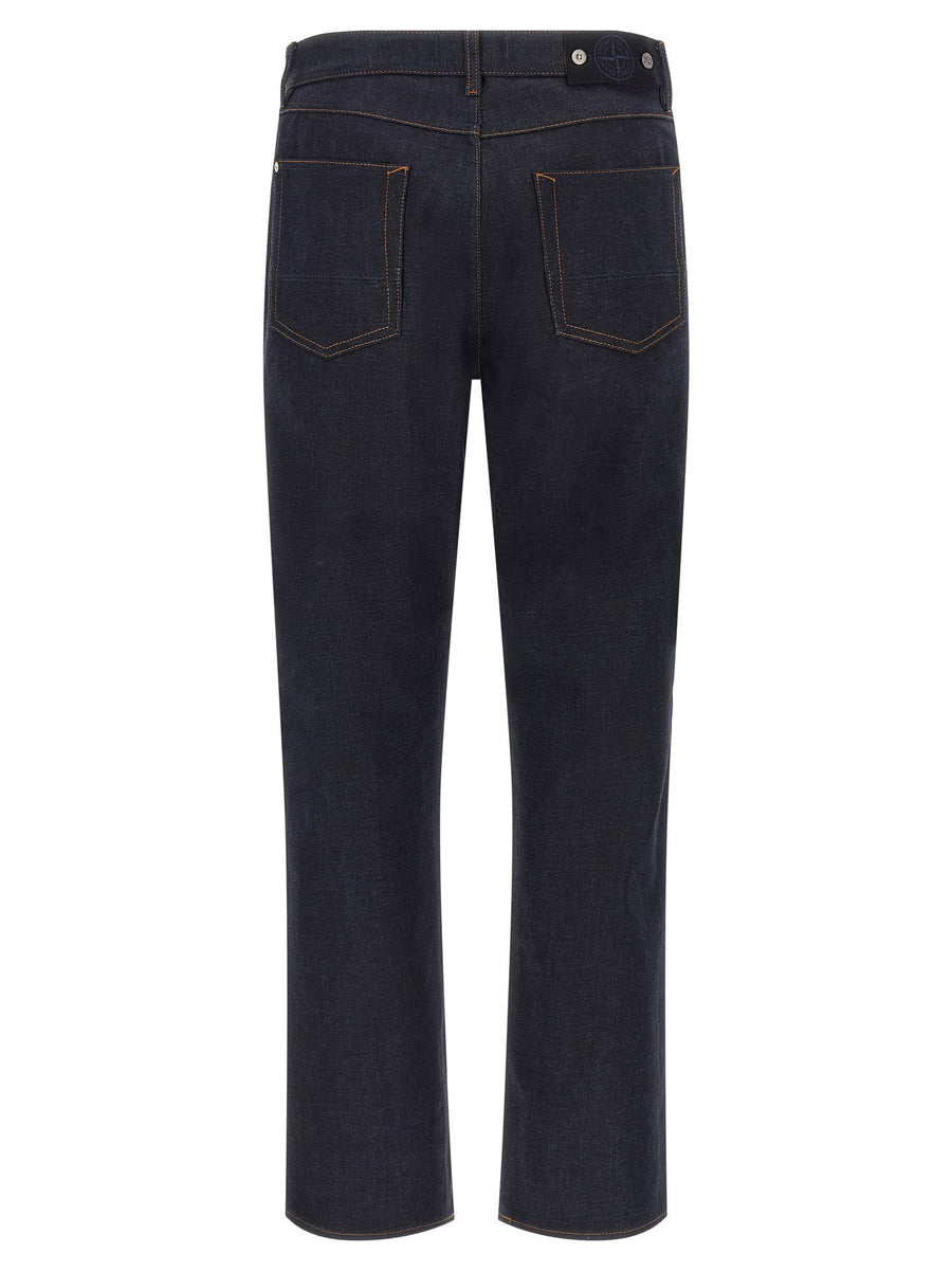 Stone Island Indigo Denim-rinsed Jeans