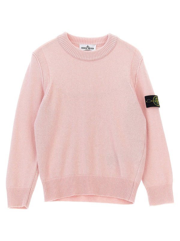 Stone Island Junior Logo Badge Sweater