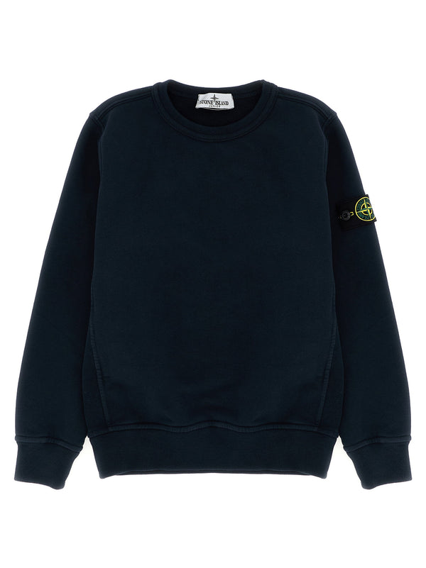 Stone Island Junior Logo Badge Sweatshirt
