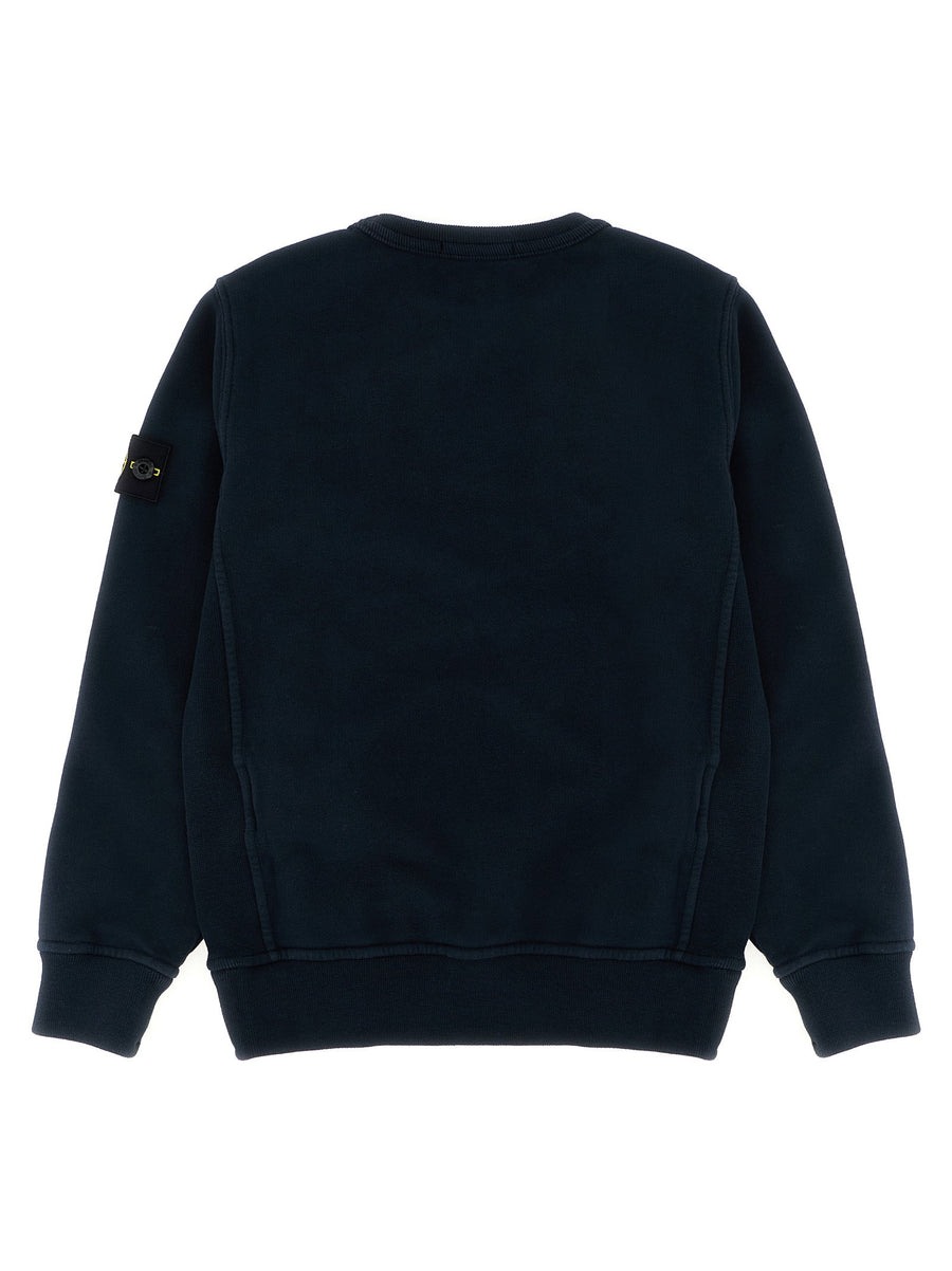 Stone Island Junior Logo Badge Sweatshirt