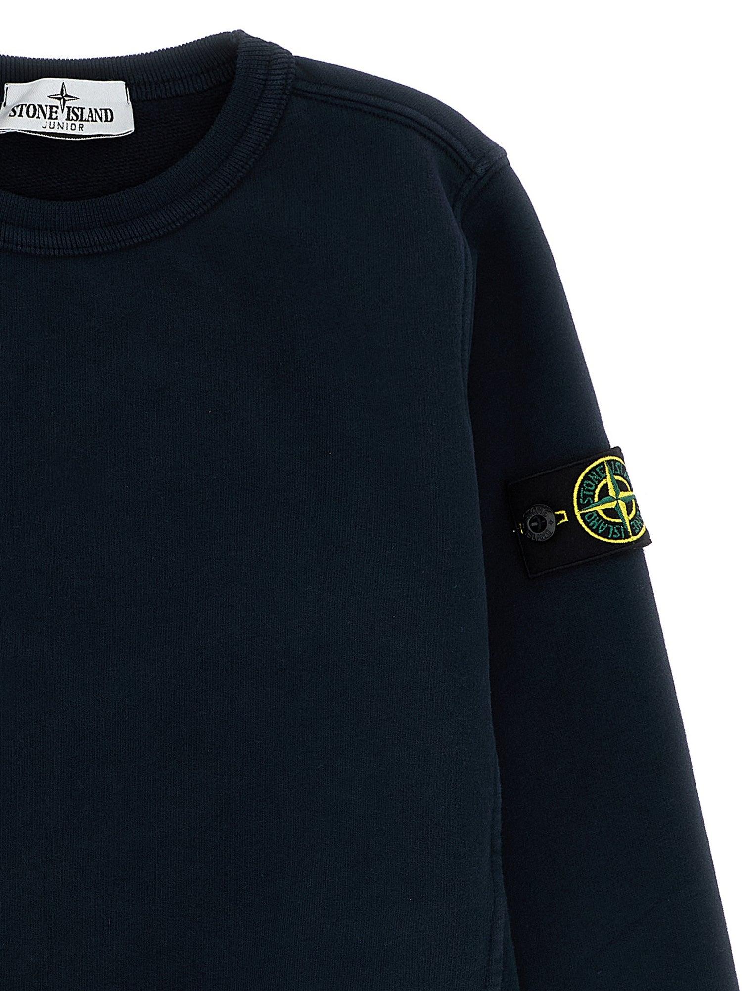 Stone Island Junior Logo Badge Sweatshirt