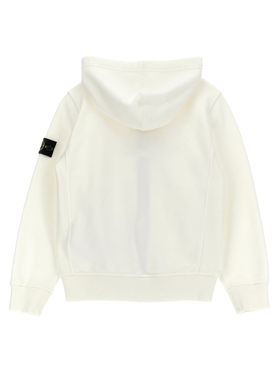 Stone Island Junior Logo Badge Hoodie