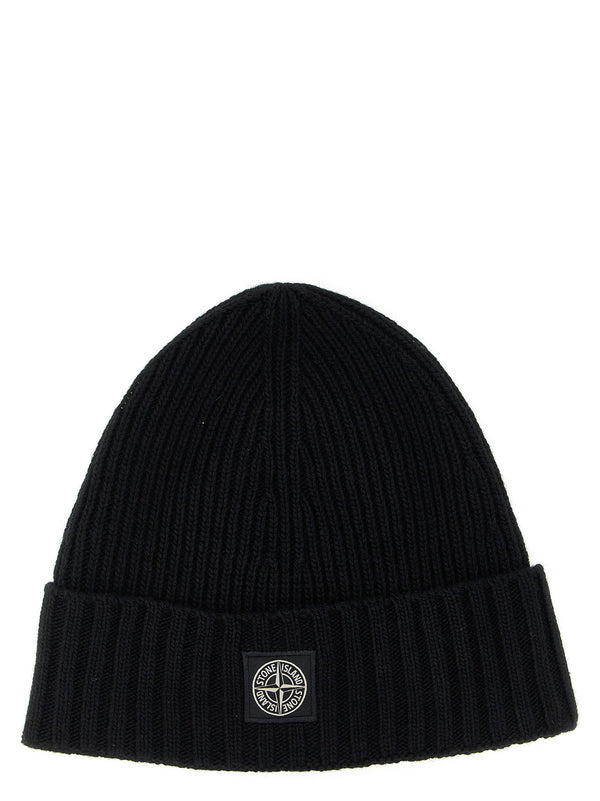Stone Island Junior Logo Patch Beanie
