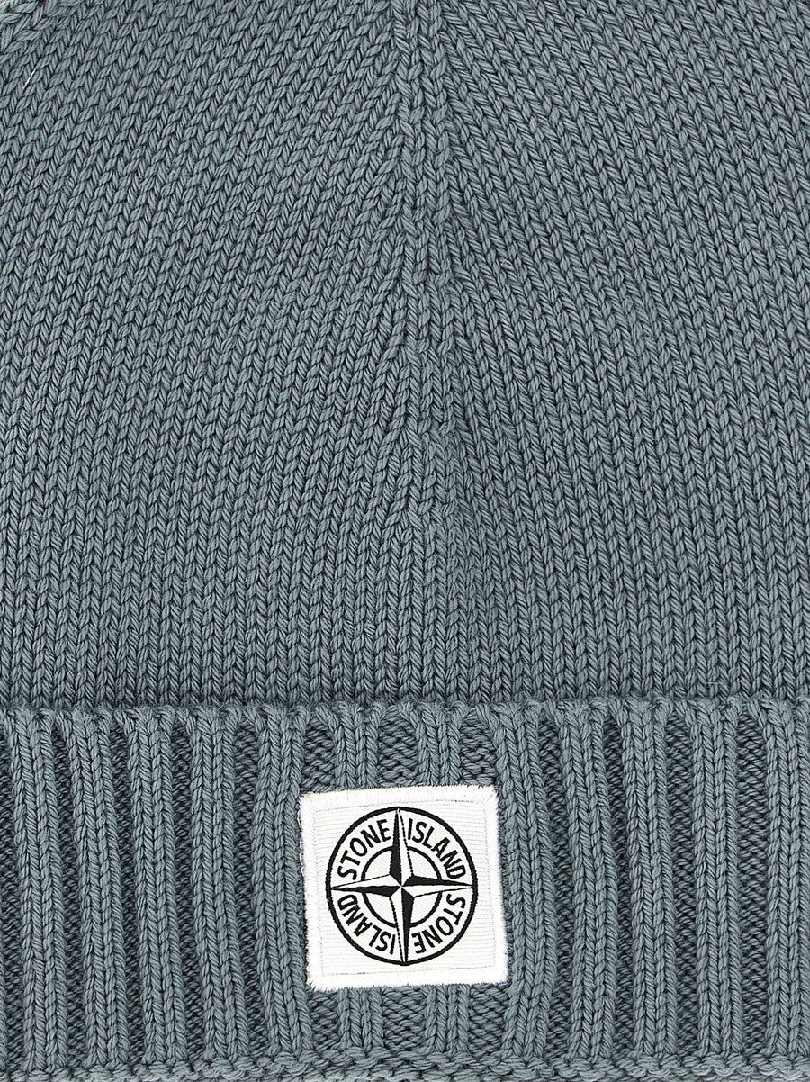 Stone Island Junior Logo Patch Beanie