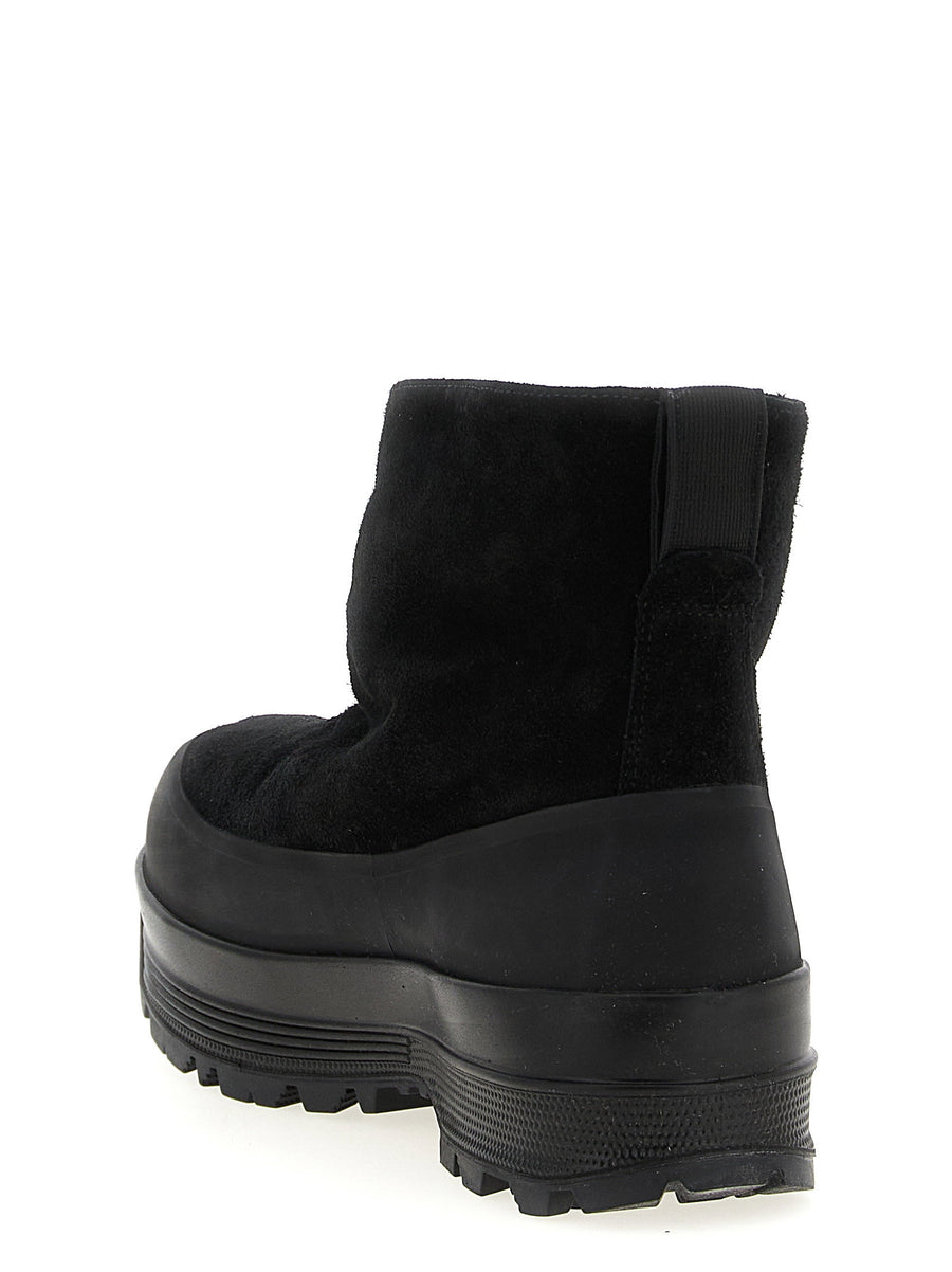 Stone Island Suede Ankle Boots