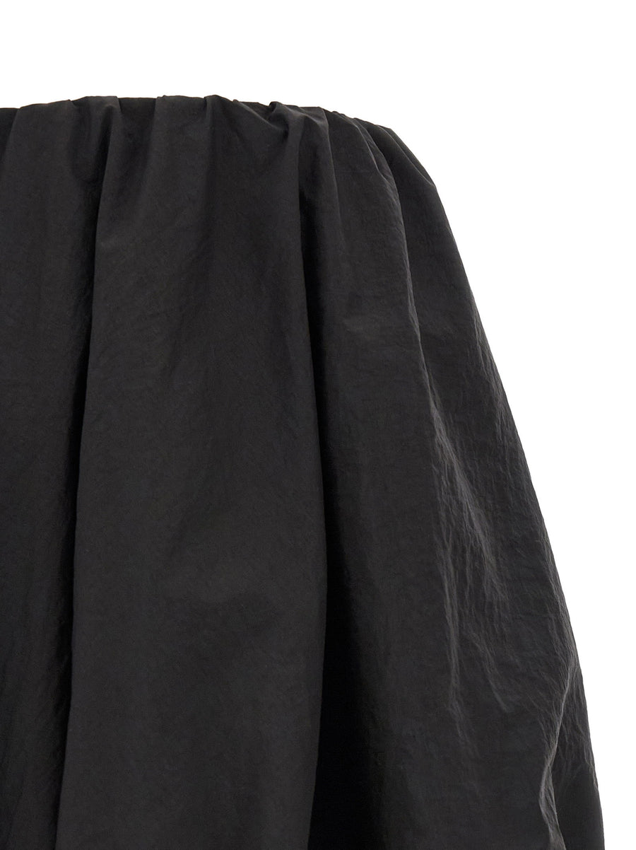 Y-3 Balloon Skirt With Shorts Ultralight Nylon Water Repellent Black
