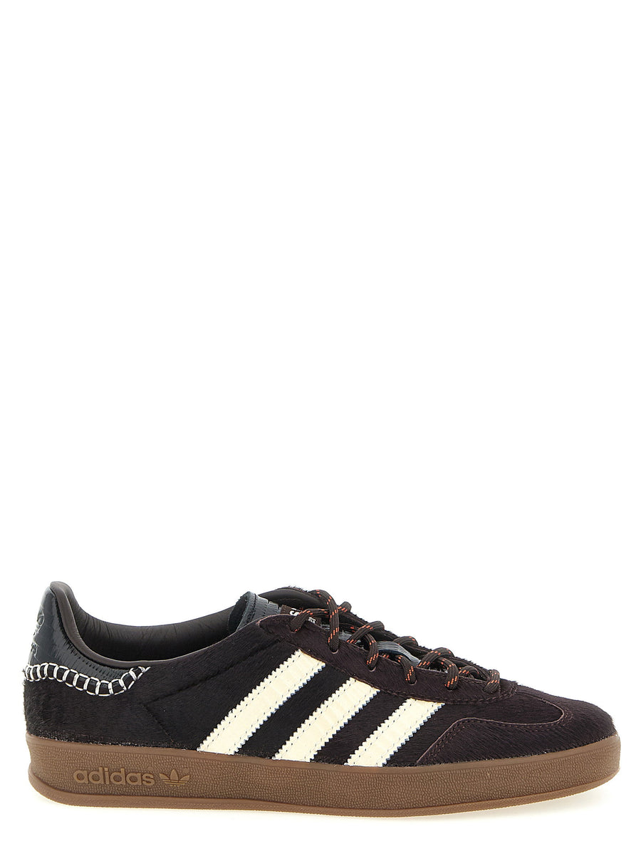 Adidas Originals Gazelle Pony Sneakers By Wales Bonner Brown Pony Hair