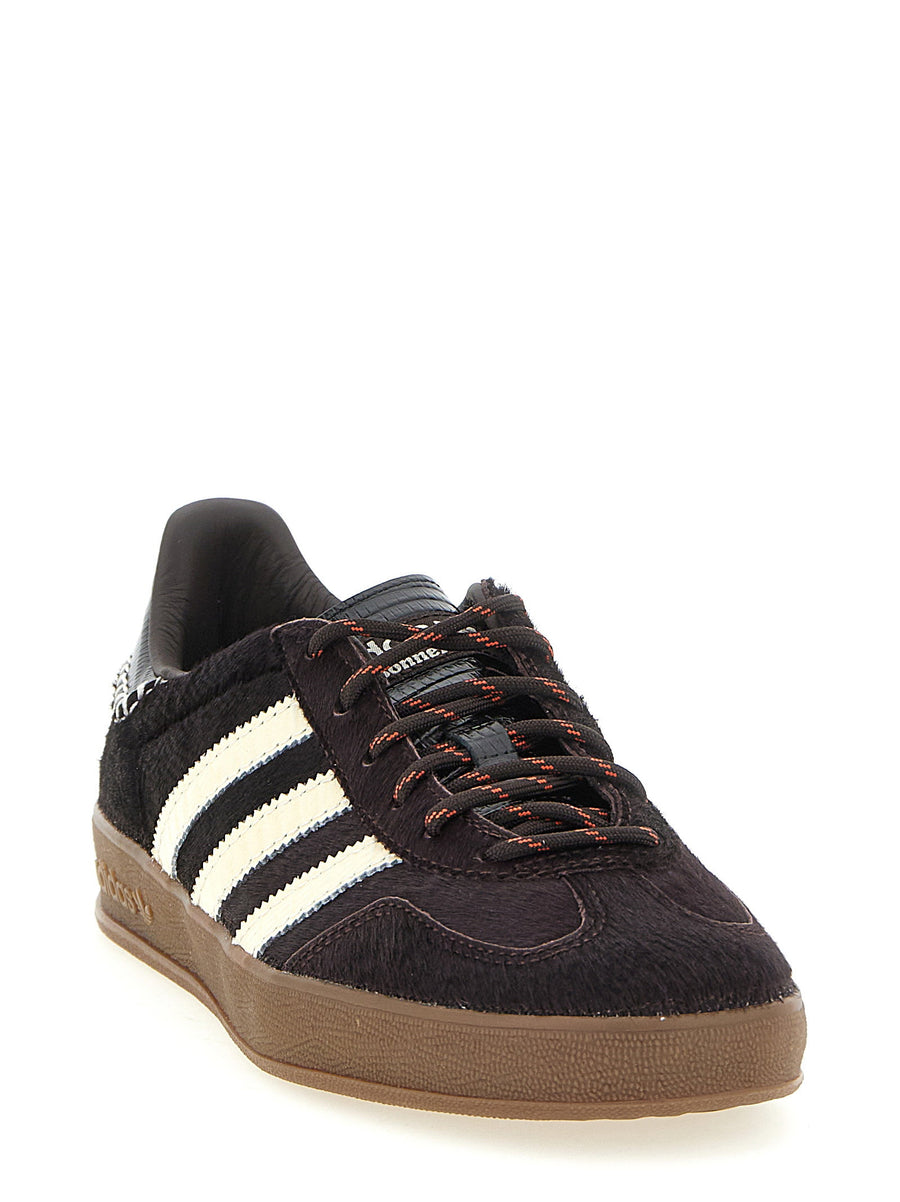 Adidas Originals Gazelle Pony Sneakers By Wales Bonner Brown Pony Hair