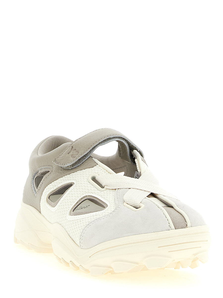 Y3 GSG9 Sandals Luxury Leather Mesh Suede Cutout With Adjustable Velcro Strap For Women