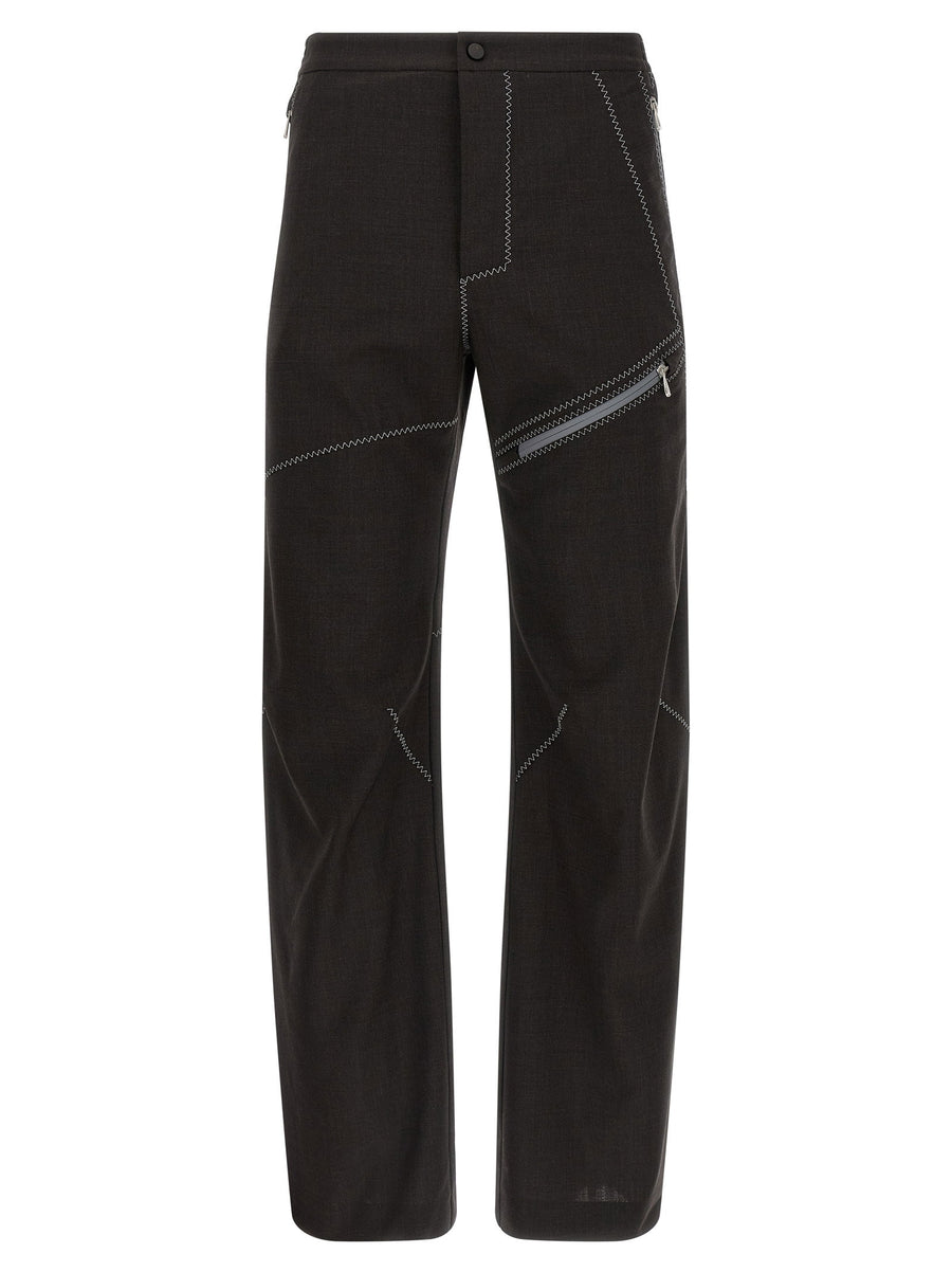 Kiko Kostadinov Fosco Pants Premium Virgin Wool With Asymmetric Panel For Men Today