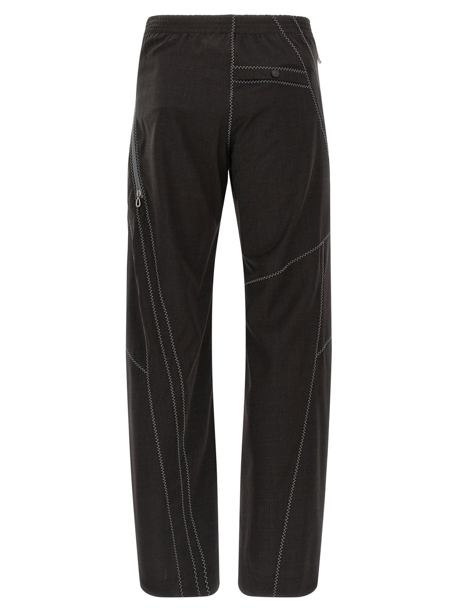 Kiko Kostadinov Fosco Pants Premium Virgin Wool With Asymmetric Panel For Men Today